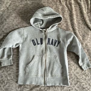 Boys size 7 zip up hoodie by old navy